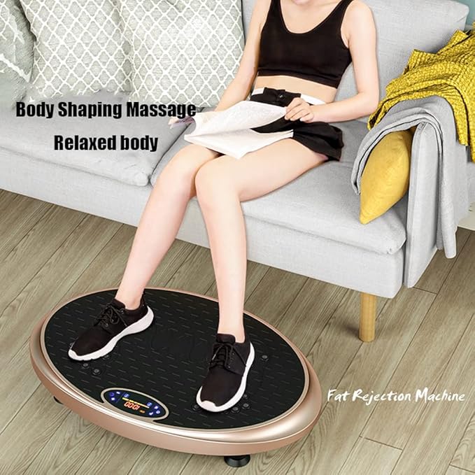 Fitness Vibration Plate Exercise Equipment Whole Body Shape Exercise Machine Vibration Platform Fit Massage Workout Trainer