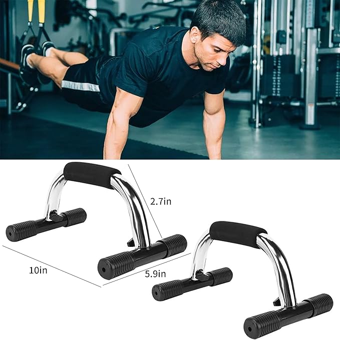 OUKENS Push Up Bars, Calisthenics Equipment Push Up Handles for Floor,with Non-Slip Sturdy Structure Handle, Fitness Bars for Home & Workout