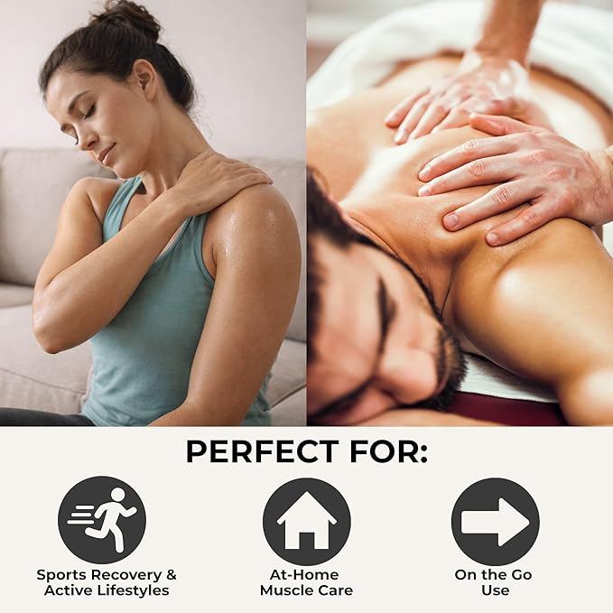 Prossage Heat Warming Relief Massage Oil for Therapuetic Massages, Deep Tissue Massages, and Aromatherapy, Topical Reliever, 3 Ounce Bottle