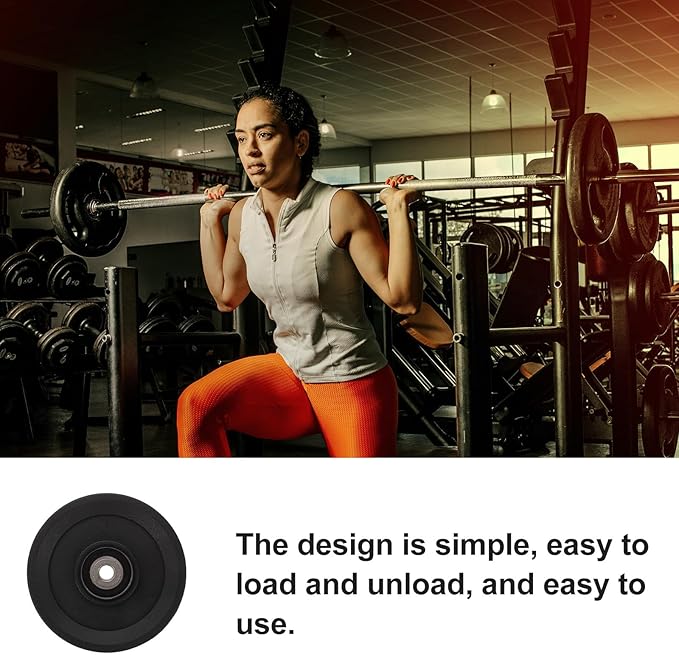 Fitness Pulley Wheel Nylon Bearing Gym Exercise Pulley for Strength Training Equipment Attachment Home Workout Sturdy Hanging Wheel