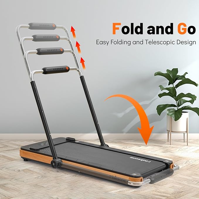 Maksone Under Desk Treadmill, Expert of Wooden Walking Pad, Walking Jogging Machine with Remote Control, Installation-Free…