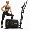 TOUSAINS Elliptical Trainer ET3, 32 Levels Magnetic Resistance, 18" Stride Length Elliptical Machine for Home, Compact Design with Hyper-Quiet Drive, 265 lbs Weight Capacity