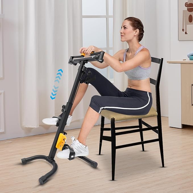 Stationary Bikes for Home Gym, Exercise Bike/Pedal Exerciser Bike with Adjustable Height for Home Exercise Bike Total Body