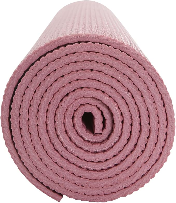 Everyday Yoga Deluxe Mat, Spacious 72"x24" Non-Slip Yoga Mat for Comfortable Home Workouts, 3-5mm Extra Thick