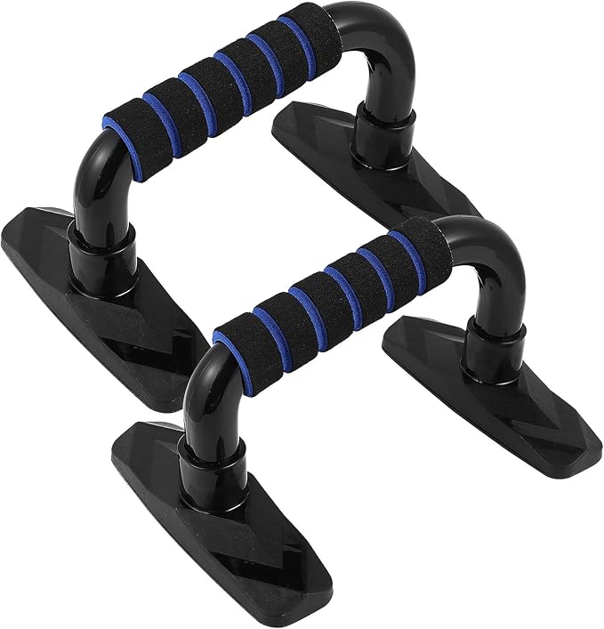 FRCOLOR Push-up Stand Home Fitness Tool Arm Strength Training Push-up Bars Blue Portable Exercise Equipment for Muscle Workout at Home
