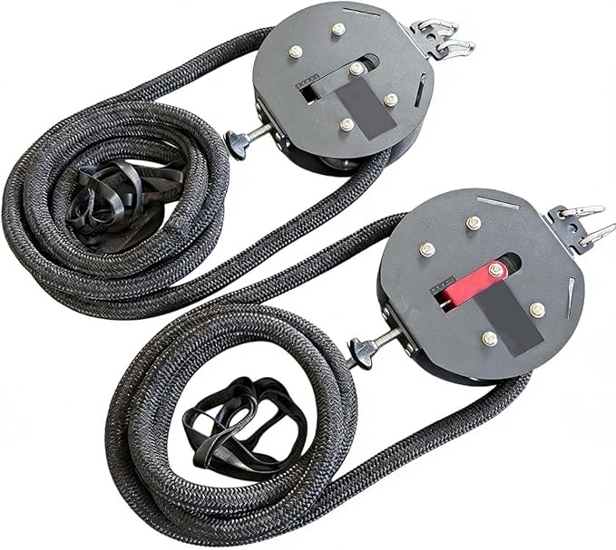 Endless Rope Trainer for Home Gym, (7.6kg) Cable Pulley System with Adjustable Resistance (0-30kg) & Premium Nylon Rope, 330lb Load Capacity for Strength & Endurance Training