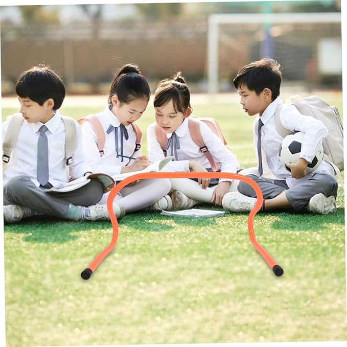 4pcs Boys and Girls Training Hurdles Plastic Agility Hurdles for Soccer Football Speed Agility and Footwork Skills Height