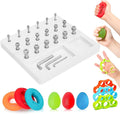 Wooden Pegboard for Finger Dexterity, Finger Strength Trainer for Hand Grip Strengthener Targeted Strength, Relief & Recovery– for Men, Women, and Seniors