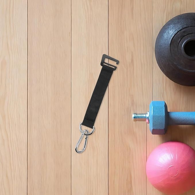 VANZACK Pull-up Hooks and Hanging Straps for Fitness Equipment, Heavy Bag and Hammock Rope Strap Attachment, Sturdy Black Steel Safety Hooks for Gym and Outdoor Strength Training
