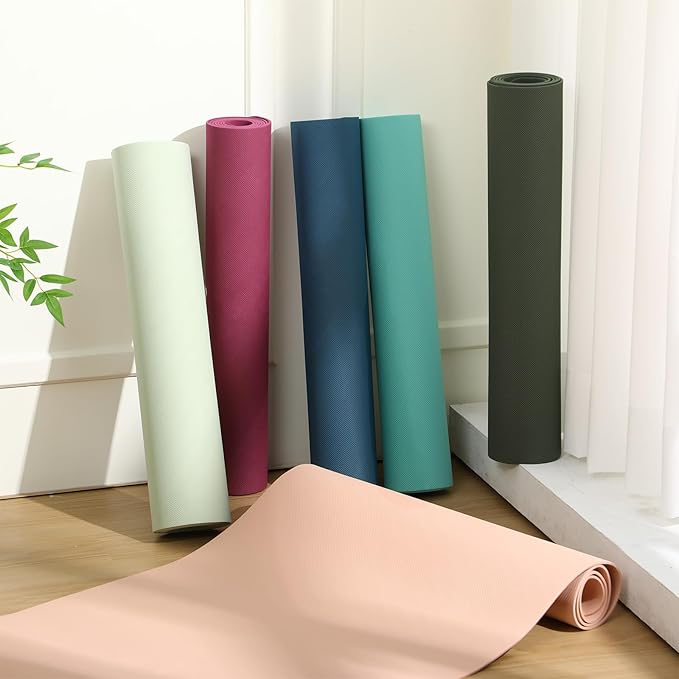 Timgle 12 Pack Yoga Mat Bulk, 4mm Thick Extra Long Sports Mat Anti Slip Tear Resistant Yoga Exercise Set for Fitness Stretching Home Workout Gym and Studio