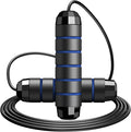 Jump Rope,Tangle-Free Rapid Speed Jump Rope with Ball Bearings for Men,Women and Kids,Adjustable Steel Skipping Rope with Ergonomic Foam Handles,A Ideal Equipment and Accessories for Workout,Fitness,Exercise,Home Gym,Slim Body