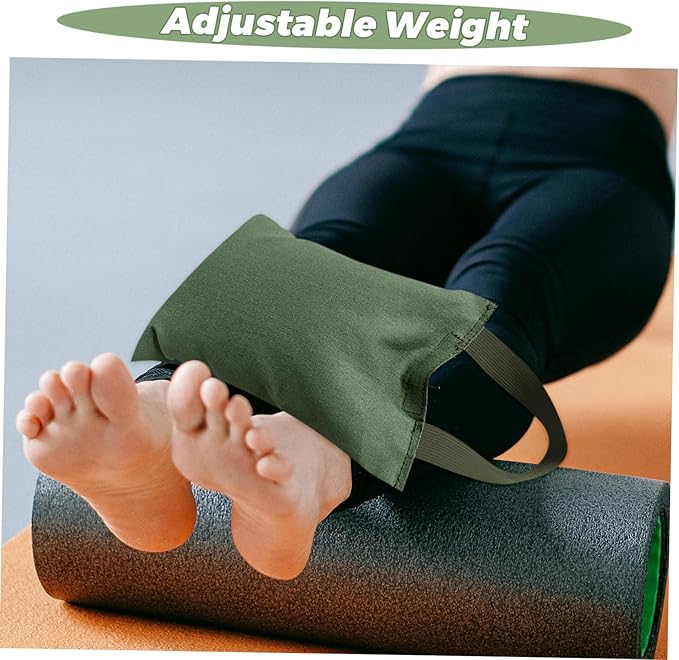 Weighted Sandbag for Training Exercise Canvas Bag with Handle for Yoga and Fitness Empty Design for Weight and Easy Portability