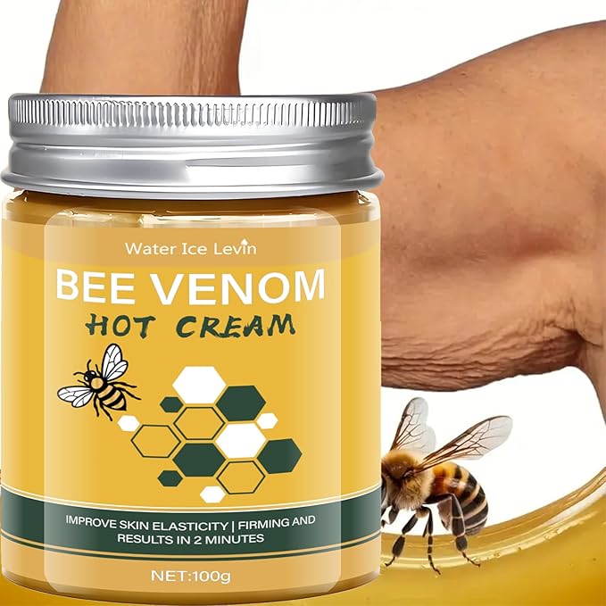 2PCS BEE VENOM Hot Sweat Cream Sweat Enhancer, Skin Firming Lotion – Natural Workout Enhancer for Muscle Warm-Up & Skin Tightening – Long Lasting Moisturizing Pre and Post Workout Massage Lotion