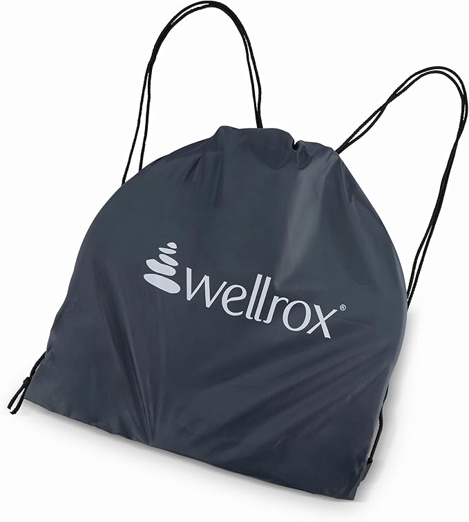 Wellrox Pilates Ring and Carrying Bag- Lightweight Magic Circle Yoga Ring- Core, Thigh and Arm Exerciser for Yoga, Pilates, Strength Training (15 inches)