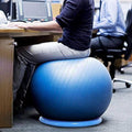 Large Yoga Ball Chair for Sitting at Desk, Lightweight Birthing Ball/Stability Ball/Balance Ball Seat Office Chair, Self-Standing Ergonomic Exercise Ball Chairs(Diameter 65cm(25 3/5 inch))