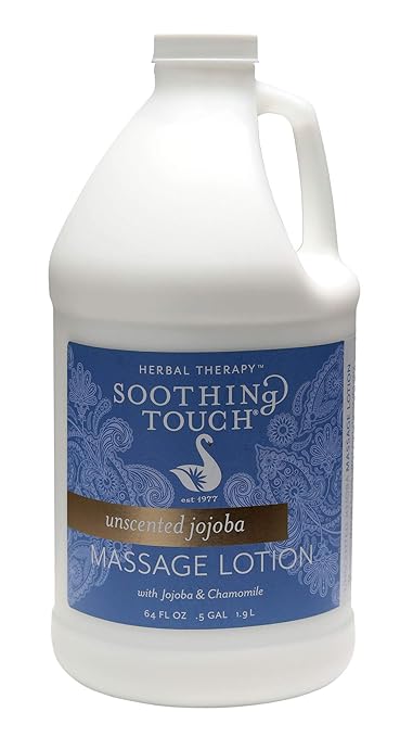Soothing Touch W67340H Jojoba Unscented Lotion, 1/2 Gallon