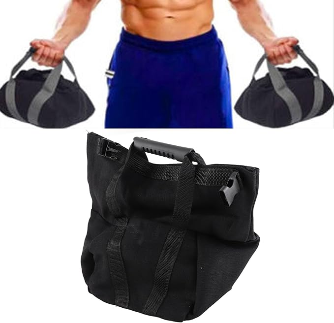 Fitness Workout Sandbag Weightlifting Training Sandbag Empty Exercise Power Bag with Handles Durable 16oz Canvas for Indoor Workouts Travel Fitness Yoga