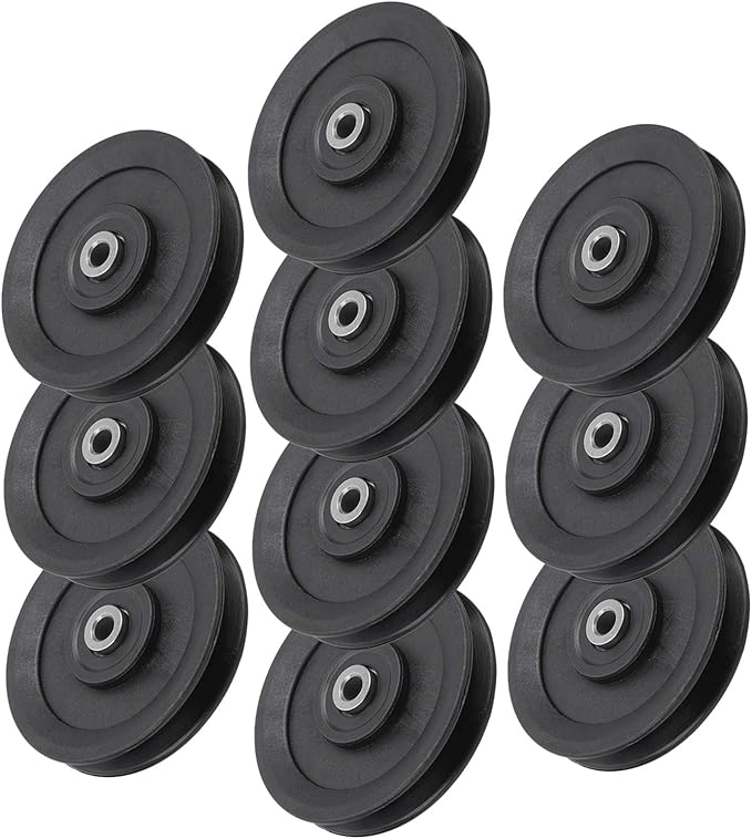 10Pcs Exercise Equipment Bearing Pulley Set, Exercise Strength Training Fitness Lifting Equipment Attachments