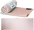 Oceanfoam Beach Towel – Lightweight, Absorbent, Quick-Drying, Sand-Resistant, Non-Slip – Ideal for Workouts, Yoga, Pilates, Beach, Pool, Boat & Travel – 25% Recycled – 72"x24" (Natural)