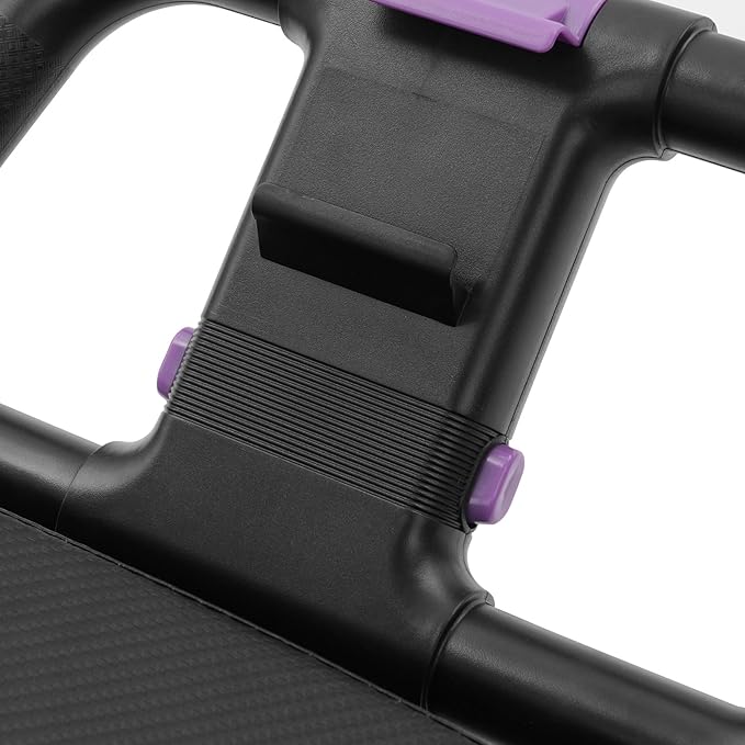 4-Wheel Ab Roller, Abdominal Wheel with Elbow Support for Home Gym, Portable Fitness Roller Workout Machine, Core Strength Training Equipment for Men Women