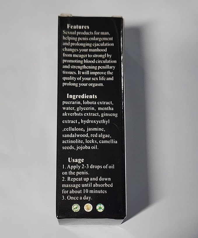 XXXL Large Size Oil Enlarge and Permanent Thickening Growth Men Energy Massage Essential Oil for Sex, Increase Dick Liquid for Health Care, Lateness Performance,Strength (3 Pack)