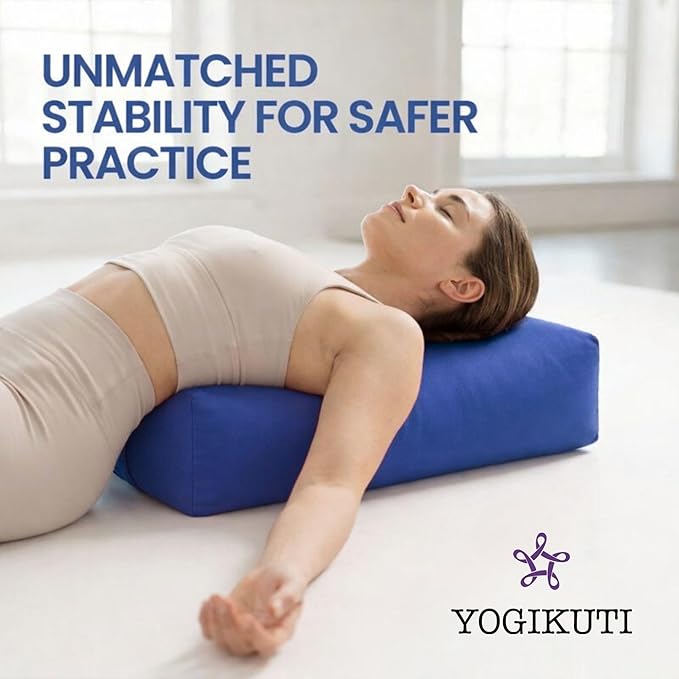 Rectangular Cotton Yoga Bolster, Yoga Pillow, Yoga Cushion, Yin yoga Bolster, Iyengar yoga bolster