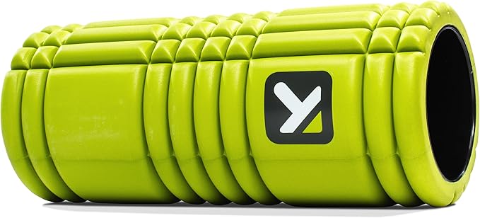 TRIGGERPOINT Performance Therapy Grid Foam Roller for Exercise, Deep Tissue Massage and Muscle Recovery, Original (13-Inch), Lime