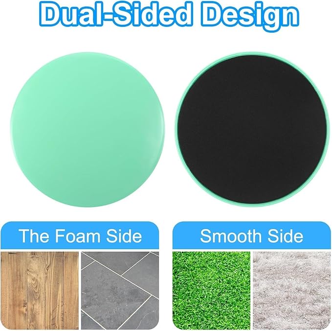 Pilates Board,Core Sliders for Working Out, Dual Sided Exercise Sliders,Fitness Workout Discs Strength Slides,Gliding Discs for Gym Carpet Hardwood Floor