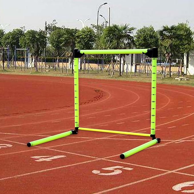 Sports Agility Hurdles, Adjustable Height Jumping Bar Set Practice Speed Hurdles