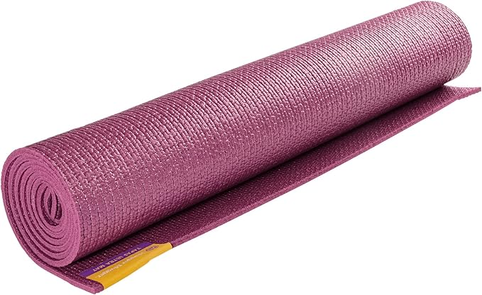 Hugger Mugger Tapas Ultra Yoga Mat - Outstanding 1/4″ Soft Cushion, Lightweight, Made in the USA Sticky Mat, Durable and Long-Lasting