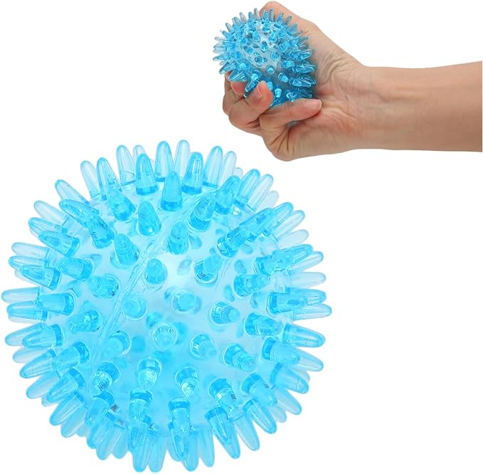 Spiky Massage Ball, Massage Roller Spiky Ball for Hand Wrist Stress Relief (7CM)
