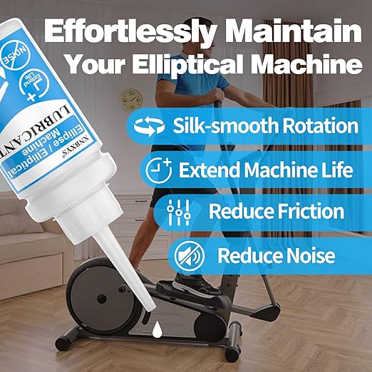 2 Pcs Elliptical Exercise Machine Lubricant, Lube Apply to Under Desk Ellipse Leg Exerciser for Home, Electric Seated Foot Pedal Exerciser, Reduce Nosie & Keep Machine Running Smoothly