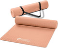 Circuit Fitness by Marcy Non-Slip Multi-Purpose Exercise Yoga Mats with Carrying Strap Multi-Thickness, Multi-Color Options