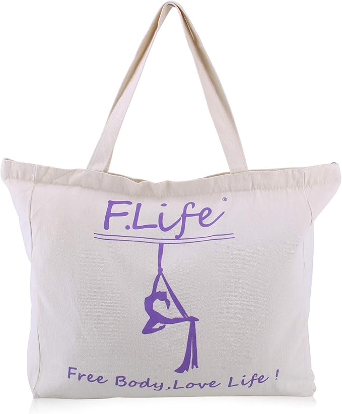 F.Life Aerial Silk 10 Yards Kit Durable Aerial Yoga Hammock with Hardware & Guide Aerial Swing for Acrobatic Flying Yoga