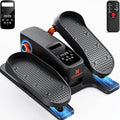 Under Desk Elliptical Machine, Electric Elliptical Leg Exerciser as Seen on TV for Seniors, Portable Quiet Seated Pedal Exerciser for Home Office with 12 Adjustable Speeds and Remote Control