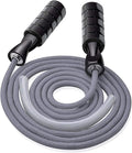 Jump rope, Professional Weighted Jump rope workout, Adjustable Tangle-Free with Ball Bearings Exerciser Jump ropes for Cardio, Endurance Training, Fitness Workouts, Jumping Exercise