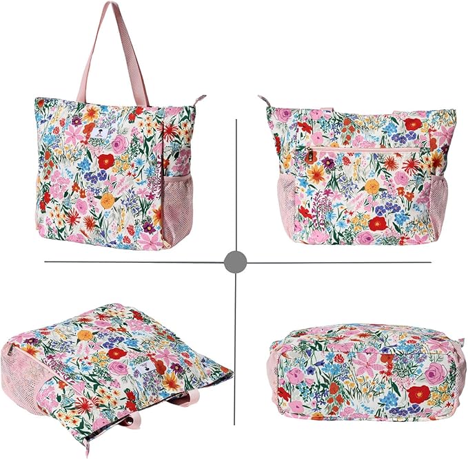 ESVAN Yoga Mat Bag Yoga Tote Carrier Shoulder Bag Carryall Tote for Office,Yoga,Pilates,Travel,Beach and Gym
