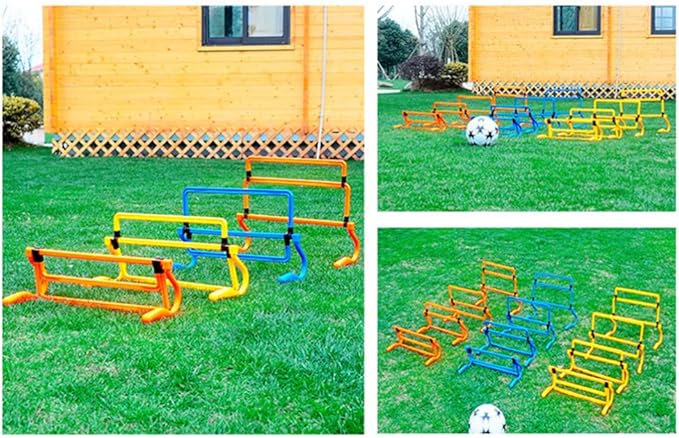 BESPORTBLE Removable Training Hurdles, Agility Ladder Speed Training Equipment, Soccer Training Agility Hurdles(Yellow)