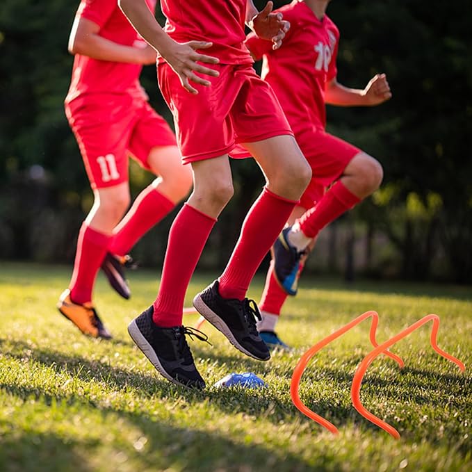 YARNOW 5pcs Outdoor Football Training Hurdles Agility Jumping Equipment for Enhanced Speed Drills and Skill Development