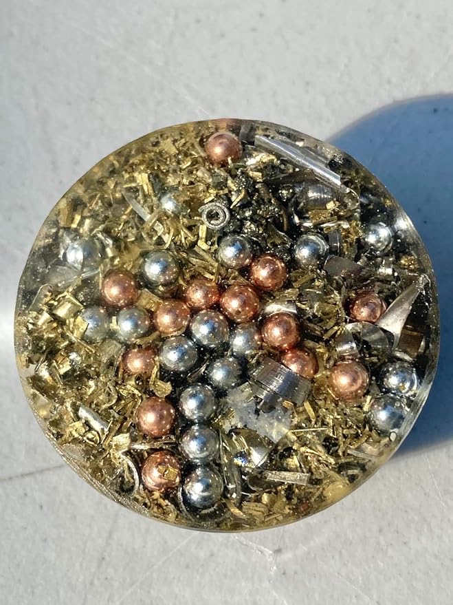 Black Jade Nephrite Orgone Generator Energy Accumulator 7.83Hz/432Hz/528Hz/Advance Harmonics Many Beautiful Ingredients!(Black Jade Nephrite)