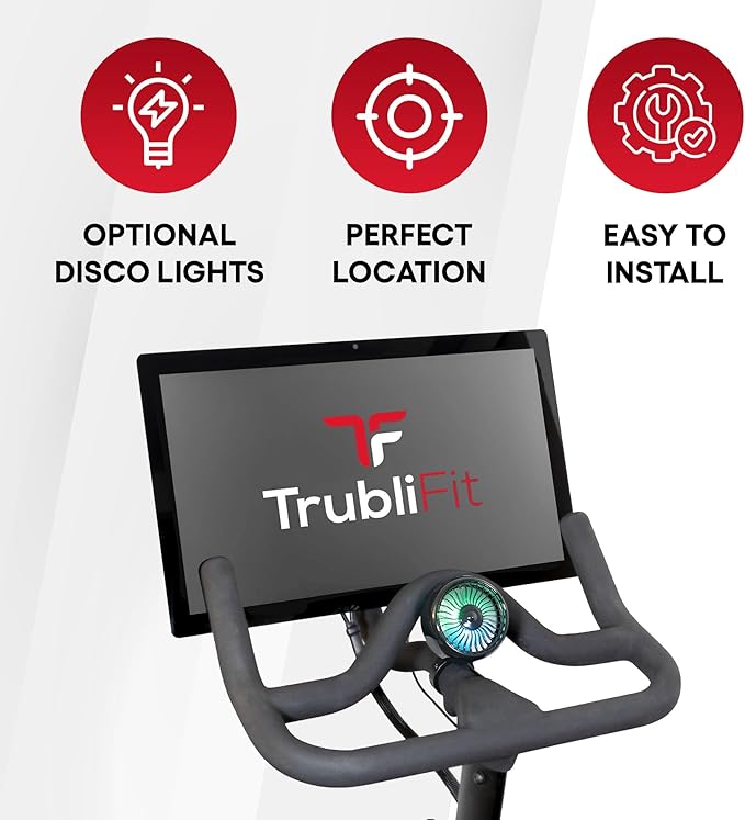 TrubliFit Fan for Peloton Bike & Peloton Treadmill - Accessories for Peloton - Fits Original Bike, Bike+ or Tread - No Batteries or Charging Required