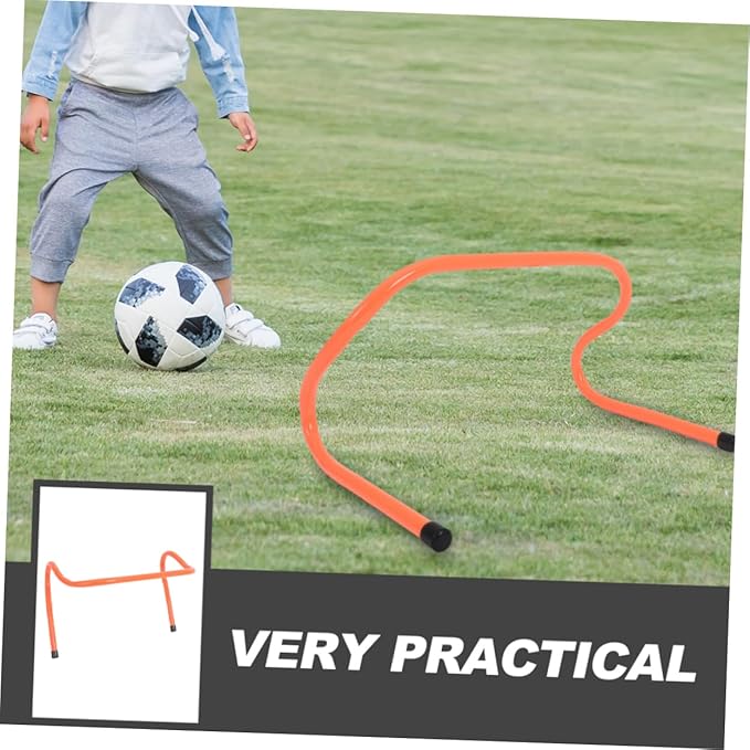 POPETPOP 4Pcs Plastic Training Hurdles Durable Agility Hurdles for Speed Training Professional Sports Track Hurdles for Football Training and Core Strength Exercises