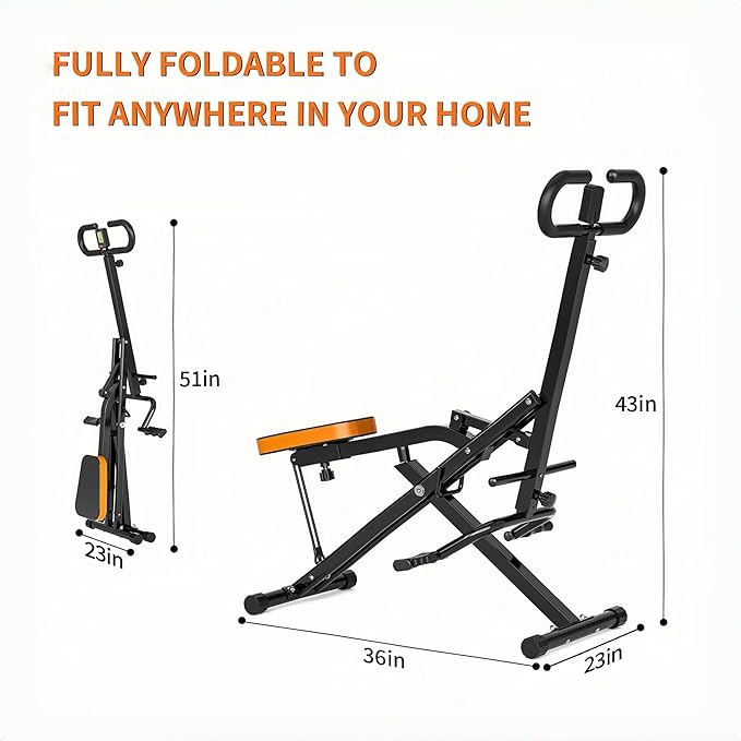 Rowing Machine for Home, Magnetic Rower Machine with Quiet Resistance, Foldable Rower for Home Use, Burn Fat & Sculpt Muscles,Sliver