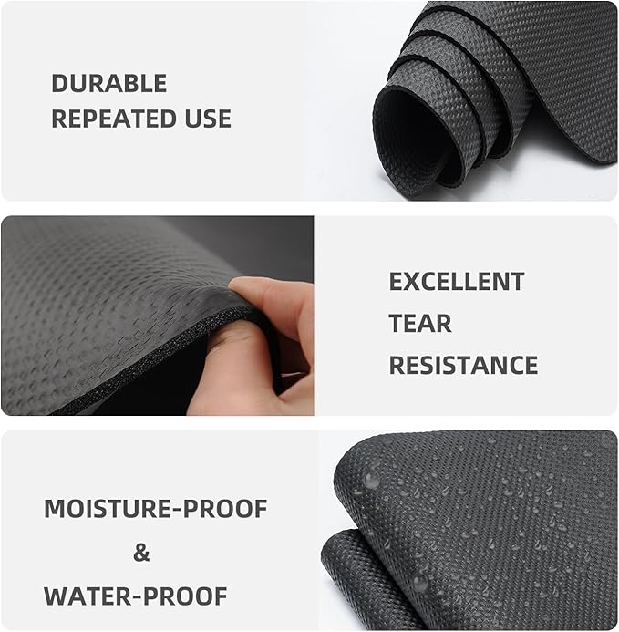 Bike Mat,Treadmill Mat,Compatible for Elliptical,Exercise Bikes, Stationary Cycles,Spin Bike,Under Exercise Bike Trainer Pad for Indoor Stationary Gym Fitness Equipment Hardwood Floor Protector