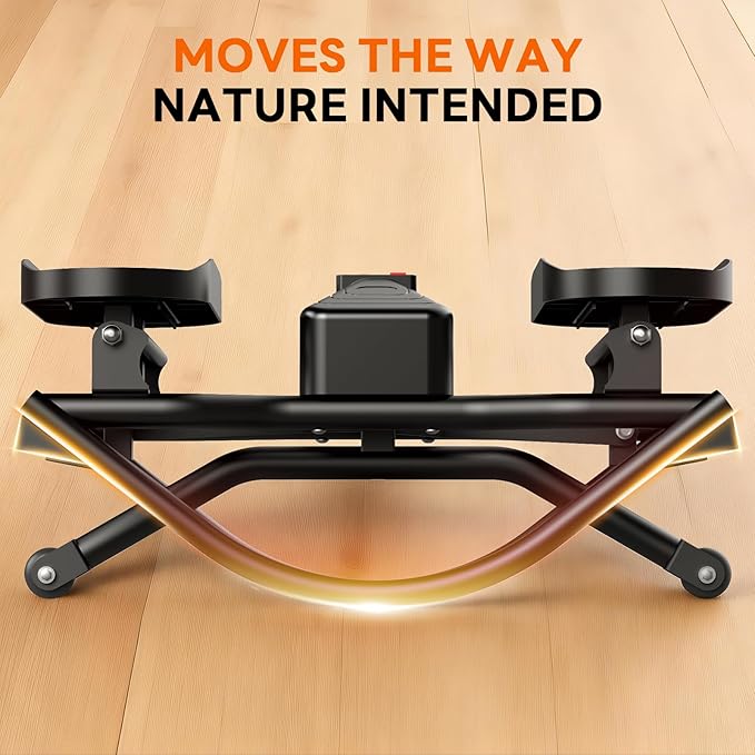 ERGOLIFE Rocking Stepper Side to Side for Home, Workout Machine Portable Compact Side-to-Side Rocker Steppers for Legs, Glutes, Abs