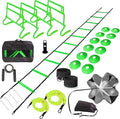 Adjustable Speed Training Hurdles Fitness & Speed Training Equipment with Agility Ladder - Plyometric Fitness & Speed Training – Hurdle/Obstacles for Soccer, Football, Track & Field