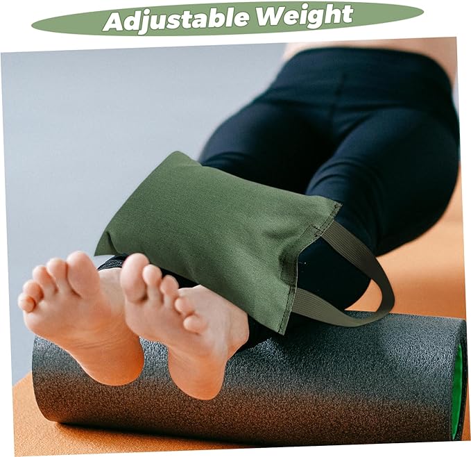 2Kg Canvas Weighted Sandbag with Handle Empty Fitness Bag for Yoga Weight Training Versatile Durable Design for Workouts and Exercise