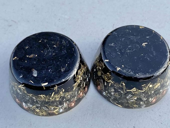 Black Tourmaline Orgone Generator Energy Accumulator 528Hz/7.83Hz/Advance Harmonics Many Beautiful Ingredients and Colors! (Black Tourmaline)