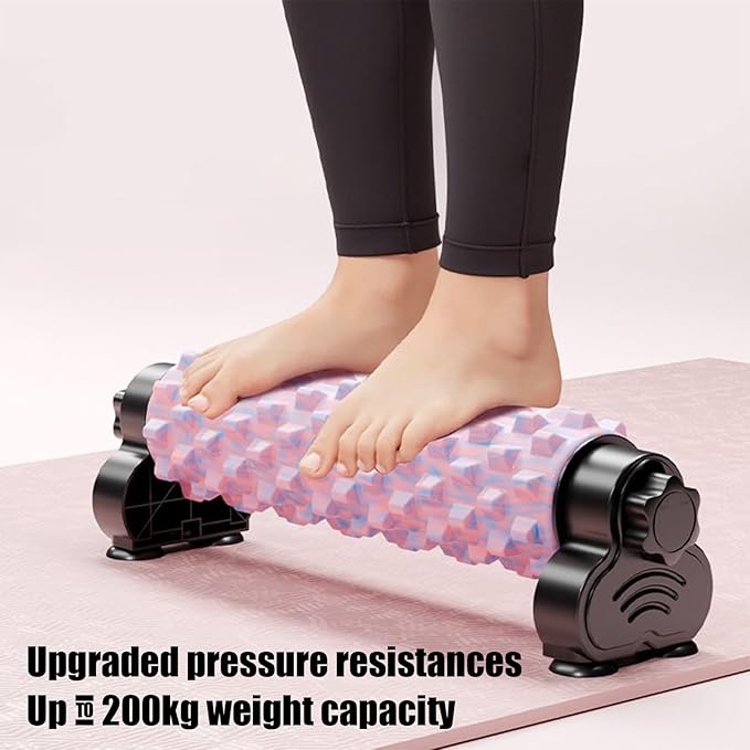 Foam Roller for Body Exercise - Leg Massage | Deep Stretching Roller with Support for Home Gym, Yoga, Pilates, Fitness, Post-In Recovery