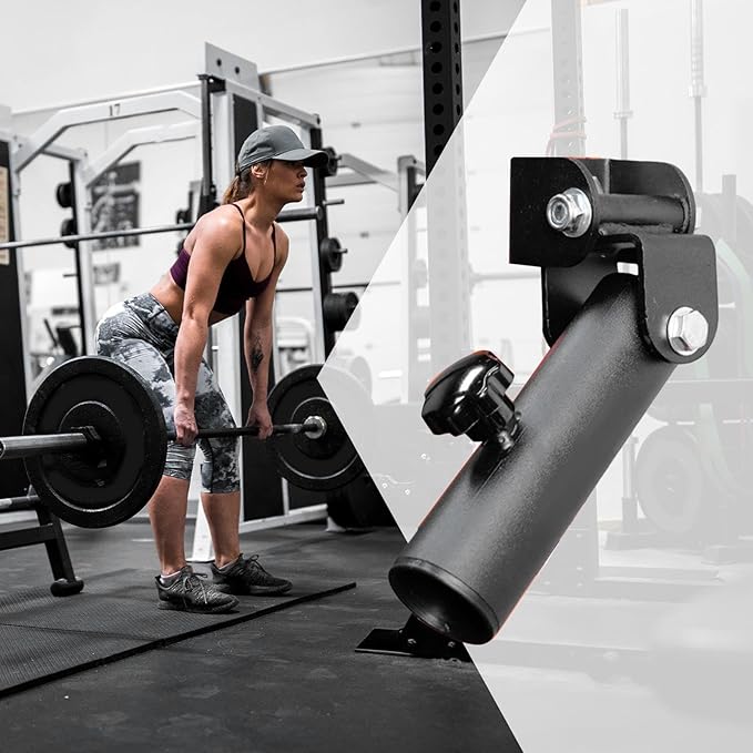 Squat Attachment,T-Shaped Gym Accessories With 360 Degrees,Split Squat Bar Attachment - For Full Body Strength Training